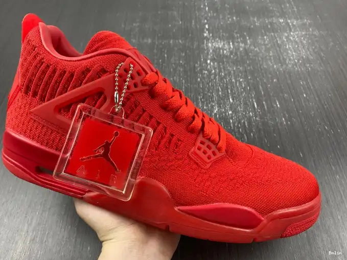 Bmlin Shoes 4 Retro Red Flyknit AQ3559-600 Jordan 0524